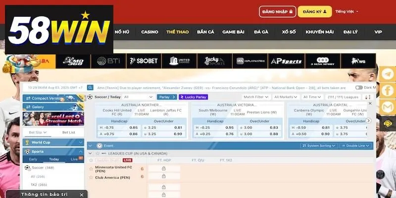 Chơi thể thao đã hơn bao giờ hết tại 58win